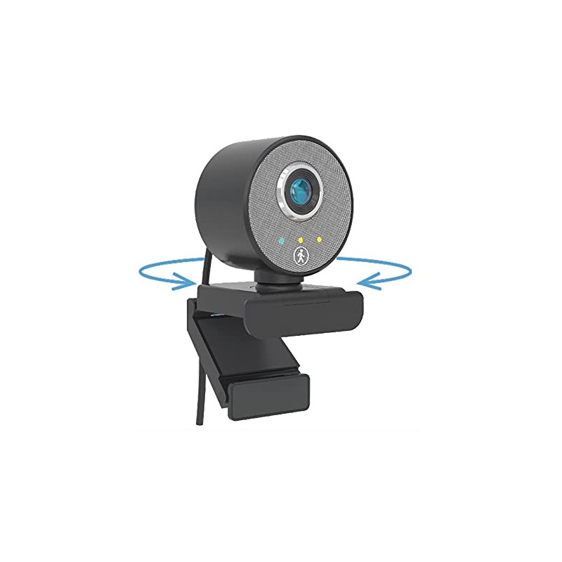 Midland Follow-U Webcam, C1522, Rotating Webcam in Elegant Design for