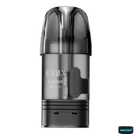 BREZZO Evox Coil 0.6 ohm Replacement pods (3 pcs) Compatible with Freemax Evox Pod Kit - Nicotine Free
