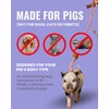 PORCINE® Mini Pig Harness & Leash (S/M) - Fully Adjustable,