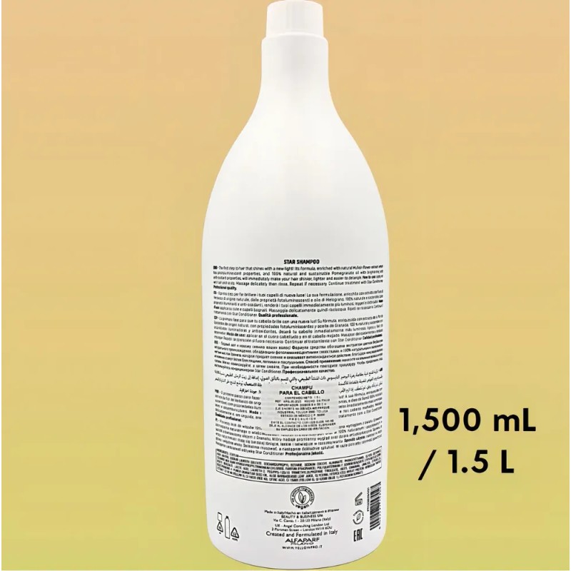 Alfaparf Yellow Professional Star Shampoo Iluminador 1500 Ml