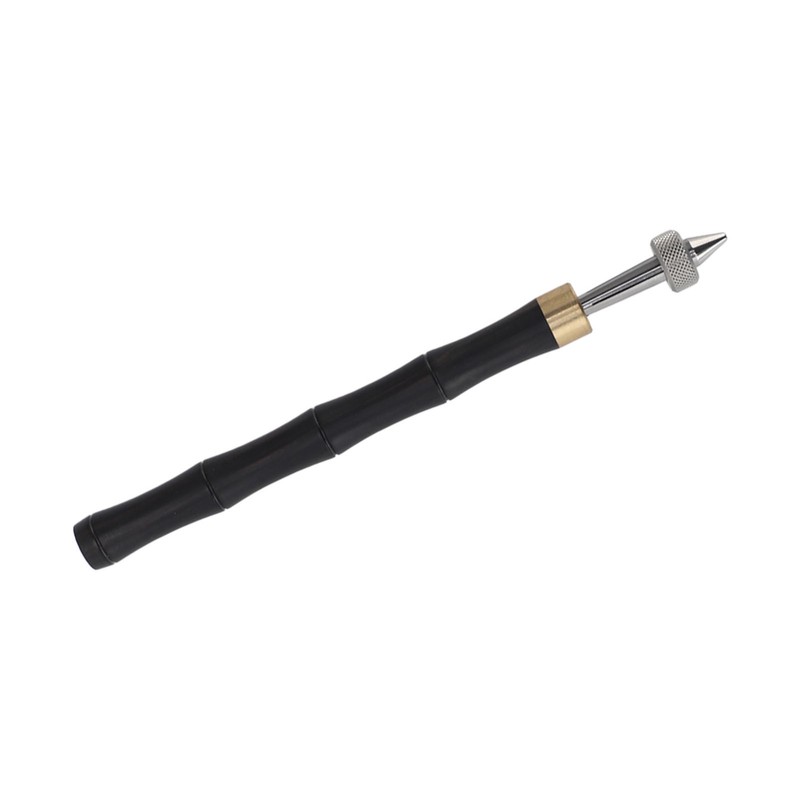 Pin Vise Hand Drill Wooden Handle Comfortable Grip Portable Pin