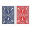 12 tarjetas Pinochle para bicicleta (6 rojas/6 azules)
