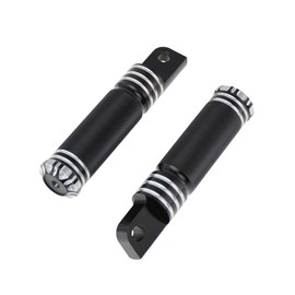 HDBUBALUS Motorcycle Foot Pegs Front Rear Footrests Fits Harley Touring Sportster Softail Dyna Fatboy V-Rod FXS