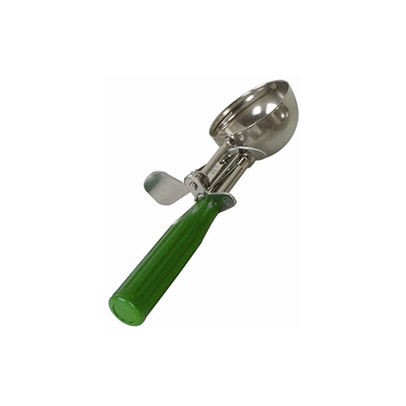 Ice Cream Disher Stainless Steel with Polypropylene Handle (Green 2-2/3
