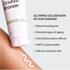 Endless Luxe - Gradual Bronzer - 2 en 1 - Autobronceador y Crema Hidratante Para Cara Y Cuerpo - Todo tipo de piel - Bronceado Medio - Hidratante Y Vegano - 217 ml - GBR23