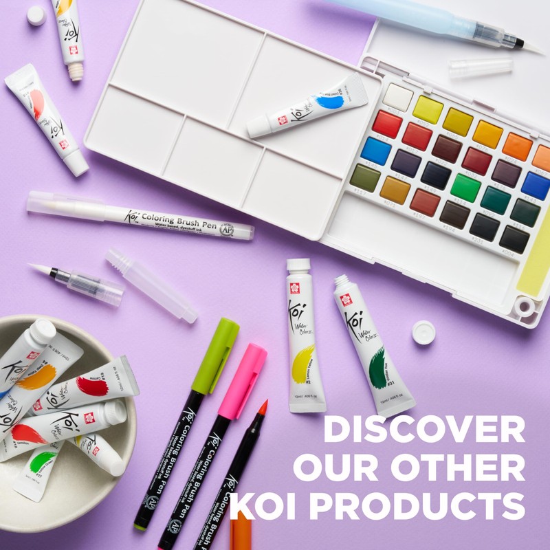 KOI Watercolors Field Box Set of 24 Colors