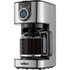 Salton FC2074 Coffee Maker, 13"x6.6"x8.7", Stainless Steel, Black