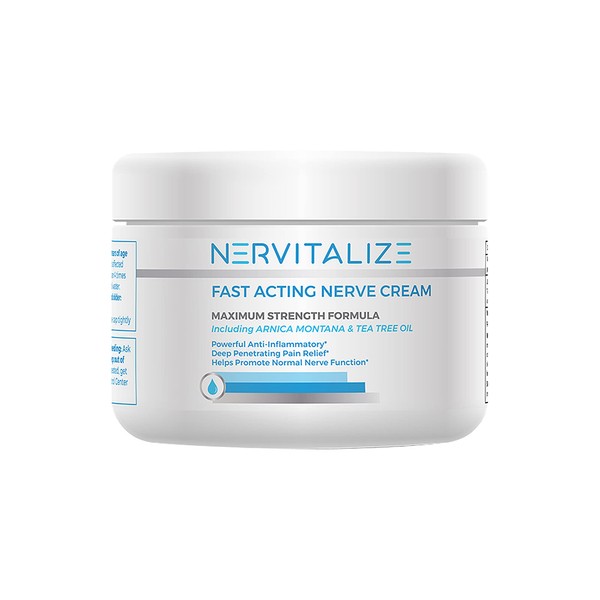 Nervitalize Fast Acting Nerve Pain Relief Cream Maximum Strength Formula