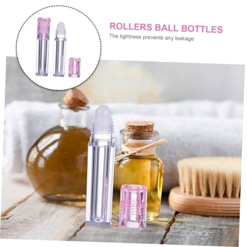 WOONEKY 6.5ml Square Lip Oil Bottles Travel Cosmetic Container for