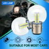 SOFOC- BA21D LED Headlight Bulbs High/Low Beam,Yellow G40 Bulb for