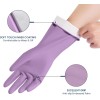 SIFANGKE Rubber Kitchen Cleaning Gloves 4‑Pack – Flocked Lined, Non‑Slip,