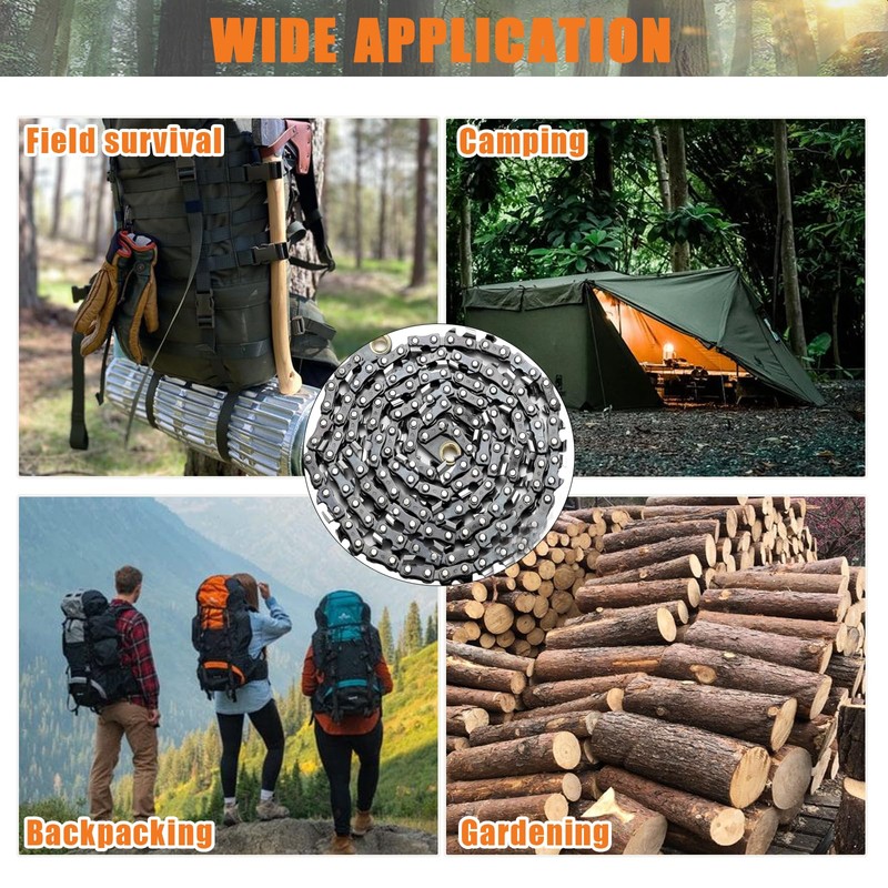 53 Inch Hand Rope Chain Saw, High Tree Limb Chain