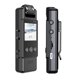 Body Camera, 1080P Police Camera Video and Audio Motion Detection Night Vision with Image Capture and Recording Function with 32GB Card, for Indoor and Outdoor Video Recorder