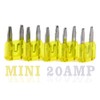 FymuSing 20 pcs 20A Mini Blade Fuse, Automotive Fuse for