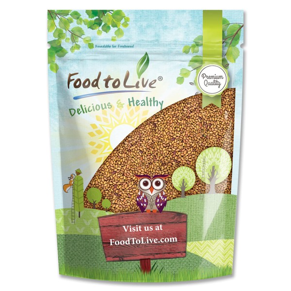 Alfalfa Seeds for Sprouting, 3 Pounds – Edible Seeds, Pure, Vegan, Kosher, Bulk