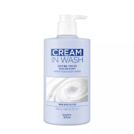 Happybath 해피바스 크림인로션 화이트머스크 바디로션 400g Happybath Cream In Lotion White Musk Body Lotion 400g