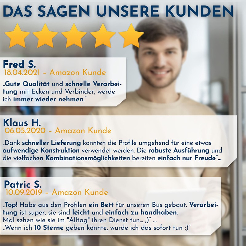 Aluminium Profile 20 x 20 mm System, Assembly, Construction Profile