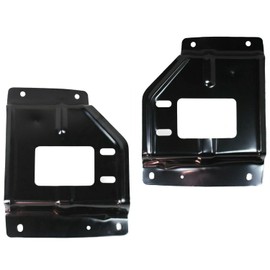 Front Bumper Mounting Plate Brackets Set of 2 for 2000-2004 Ford F-250 F-350 Super Duty / Ford Excursion / Direct Replacement F81Z17B984AD F81Z17B985AD