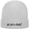 got Jack-a-Dandy? - Soft Adult Beanie Cap, White