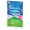 DenTek Triple Clean Floss Picks, 75 Count (Pack of 3)