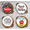 24 x PRE CUT THANK YOU TEACHER MIXED IMAGES EDIBLE
