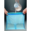 100pcs Small Tear-Free Drawstring Trash Bags 1.1 Mil Thick 4