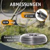 Gardazon Trimmer Line with Reinforcement - 3 mm x 50