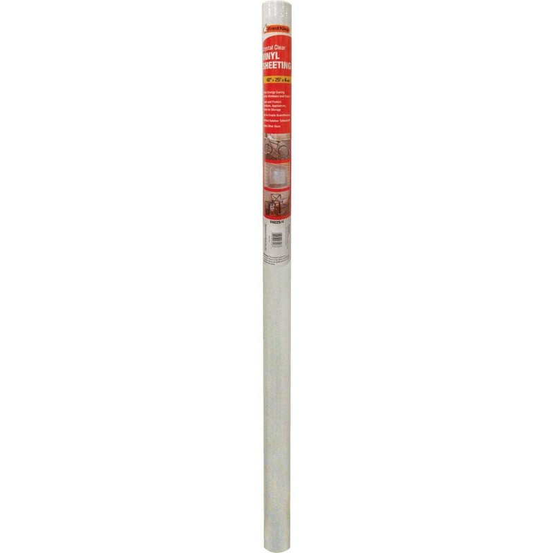 Frost King V4825/4A Crystal Clear Vinyl Sheeting, Clear, 48" x