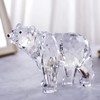 DANRECIN Acrylic Bear Figurine Cute Animal Home Decor Not Crystal