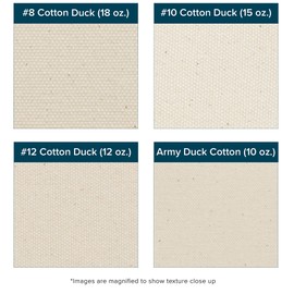 Creative Mark Unprimed Cotton Duck Deluxe Canvas - #12 12oz Folded Canvas - 72" x 6 Yards - Bulk Un-Stretched Duck Canvas Fabric for Artists