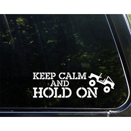Keep Calm and Hold On 8 Inches