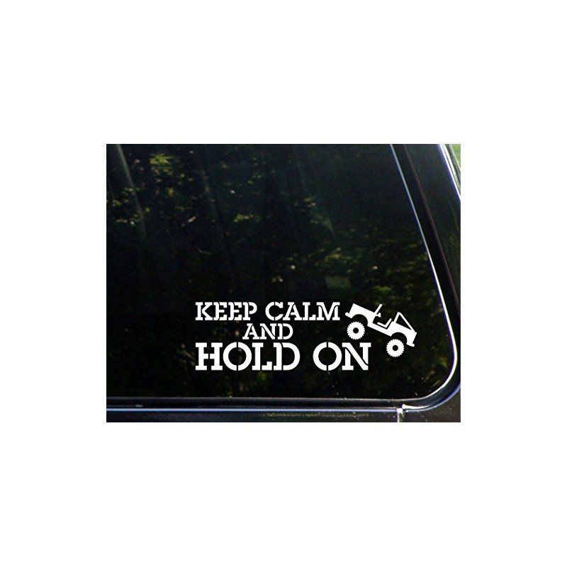 Keep Calm and Hold On 8 Inches