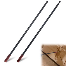 2PCS Magnetic Screwdriver Bit Holder, 300mm Drill Extension Bit Holder, Extra Long Drill Bits Extension, Long Magnetic Impact Driver Bar for Screws Nuts Drills