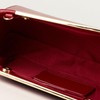 The Drop Harlei Framed Clutch Bag, Dark Red, One Size