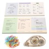 Post It Notes, 2 Pack Sticky Notes Record Cards with