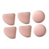 Healvian Cosmetic Powder Puff Set of 6 Dual-Use Wet and