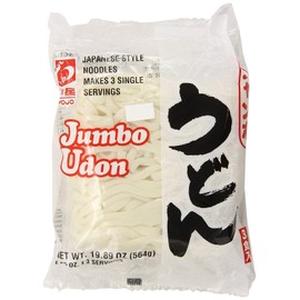 Myojo Jumbo Udon Noodles, No Soup, 19.89 Ounce (Pack of 4)