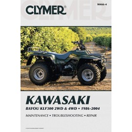 Clymer ATV REPAIR MANUAL - KLF 300-1986-2004 Orange Cycle Parts