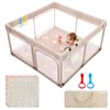 Joypony Baby Playpen with Mat, 50x50 in Small Play Pen
