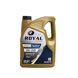 Royal Super 0W-20 Full Synthetic Engine Oil for Petrol Vehicles, API SN, 5 Quarts (OW-20, 5 U.S QTS (4.73 ltr))