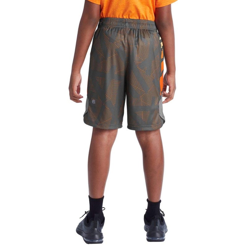 C9 Champion Boys' Basketball Shorts-8" Inseam, Positive Negative Stripe Concrete,