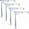 4pcs Valance Clips 3.5" Clear Vertical Blind Hidden Retainer Holder