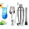 Cocktail Shaker Set, 750 ML Stainless Steel Cocktail Mixing Set
