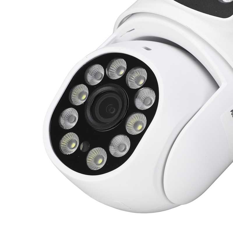Dual Lens Security Camera 360° Pan Tilt Wireless Surveillance Camera