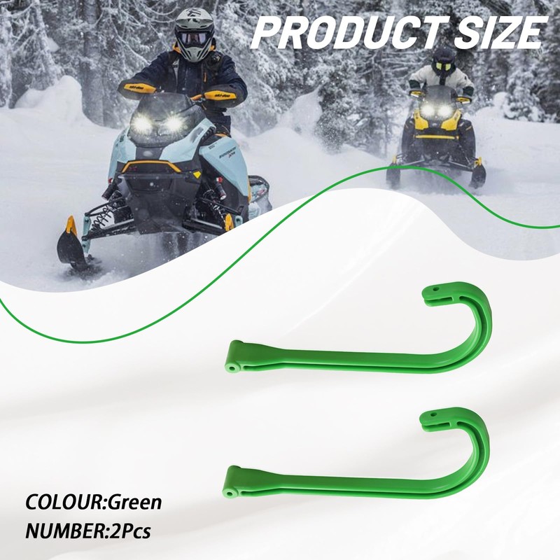 XTPTFABS 3639-781 Snowmobile Ski Loops Handles Set Compatible with Arctic
