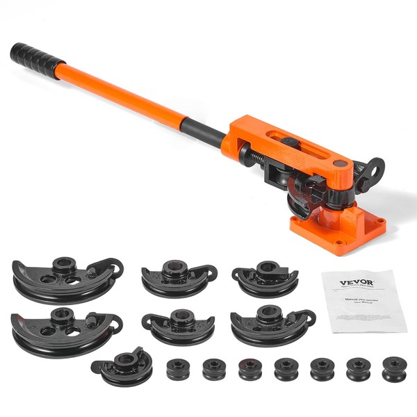 VEVOR Pipe Tube Bender, 3/8" to 1" OD Manual Pipe