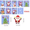 9 Sheets Christmas Window Stickers,PVC Static Snowflake Window Decals,207PCS Xmas