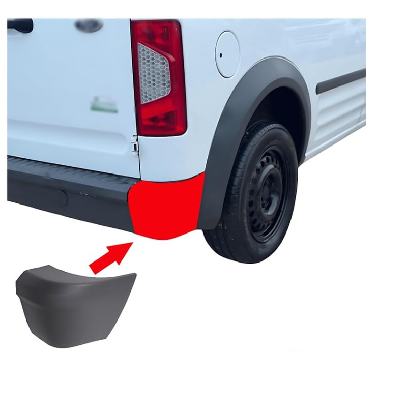 appRUN Rear Bumper Corner End Cap Right For FORD Transit