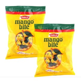 Parle Mango Bite 333g (Pack of 2) Mango Flavored Candy With Juicy Mango Taste Mango Toffee Easy To Carry Anywhere