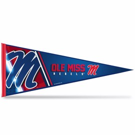 Rico NPNT160201 Mississippi University Carded Soft Felt Pennant (12X30)